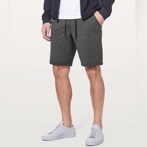 Lululemon City Sweat Short 9.5' Heathered Black Size S